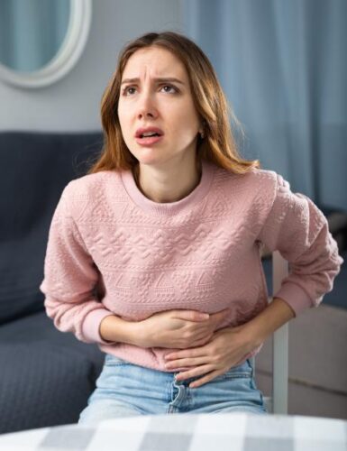 Woman in Idaho Falls with abdominal pain, perhaps irritable bowel syndrome.