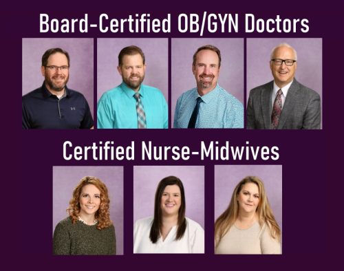 Photo of the obgyn doctors in Idaho Falls and the nurse-midwives in Idaho Falls at Rosemark.