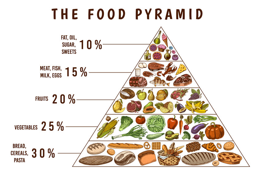 Obgyn Idaho Falls - Food Pyramid diagram