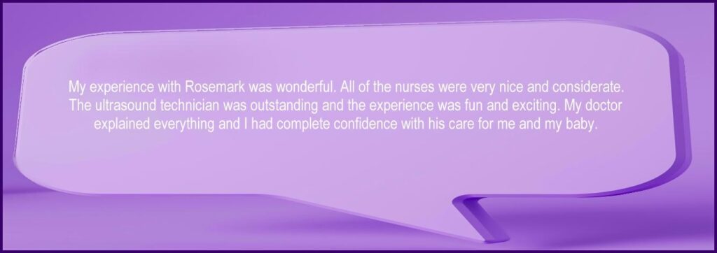 Obgyn Idaho Falls review from patient for Rosemark.