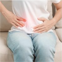 A woman with overactive bladder symptoms considering a clinical study at Rosemark.